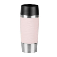 Thumbnail for Emsa Travel Mug Waves Isolierbecher N20106 | 0,36 | bis zu 4h heiß und 8h kalt | 100% dichter Thermobecher | 360°-Trinköffnung | Quick Press Verschluss | Kaffee to Go | Puder-Rosa im Sale