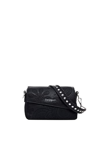 Desigual Women's Accessories PU Hand Bag, Black im Sale