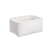 Thumbnail for BUTLERS Storage Basket L24 x W17 x H11cm -Toddy- Basket White | Bathroom storage | Decoration & organizer for the living room, children's room | Container for the office, kitchen, shelf on sale