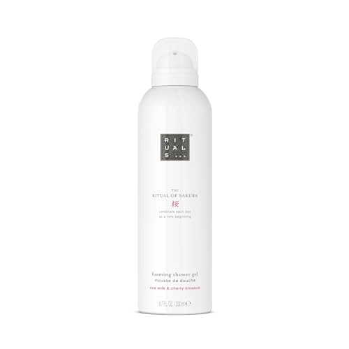 RITUALS The Ritual of Sakura Foaming Shower Gel - Shower gels with cherry blossom and sweet almond - Renewing shower gel - 200 ml on sale
