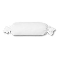 Thumbnail for ESTELLA pillowcase for neck roll, fine jersey | White | 15x40 cm | Perfect fit and loop closure | Dryer-safe and non-iron pillowcase made of 100% cotton on sale