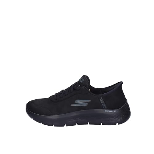 Skechers women's Go Walk Flex sneaker, black, 37.5 EU on sale