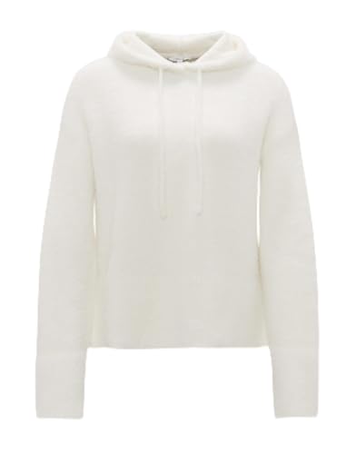 OPUS Damen Pullover | Kapuzenpullover PIDLONA Loose mit Flauschiger Textur Milk, 36 im Sale