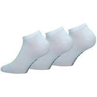 Thumbnail for Converse 3 Pairs of Low Cut Socks - Ankle Length - Smooth Toe Seam - Cotton - Unisex (White, 43-46)