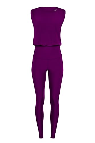 Winshape Damen Functional Comfort Jumpsuit JS102LSC, Comfort Style, Fitness Freizeit Yoga Pilates, Dark-Plum im Sale