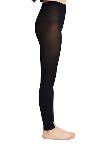 ESPRIT Damen Leggings 50 DEN W Le halb-blickdicht einfarbig 1 Stück, Blau Marine 6120-O, 40-42 im Sale