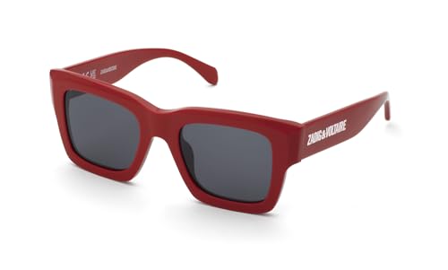 Zadig &amp; Voltaire Women's Szv421 Sunglasses, Shiny, Full Red, 50/21/140 on Sale