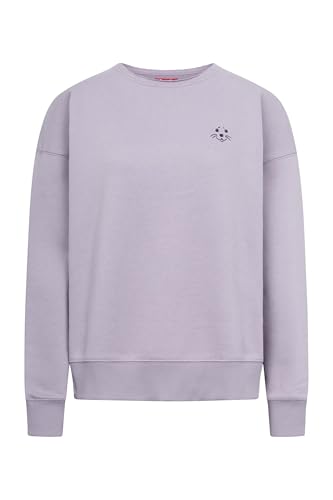 derbe Sweatshirt Robbenschnute Damen Weiß Crewneck | Robbe | Seehund | Rundhals | Pullover im Sale