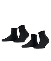 Thumbnail for ESPRIT Damen Socken Cozy Dot 2-Pack W SSO Schurwolle einfarbig 2 Paar, Schwarz (Black 3000), 39-42 im Sale