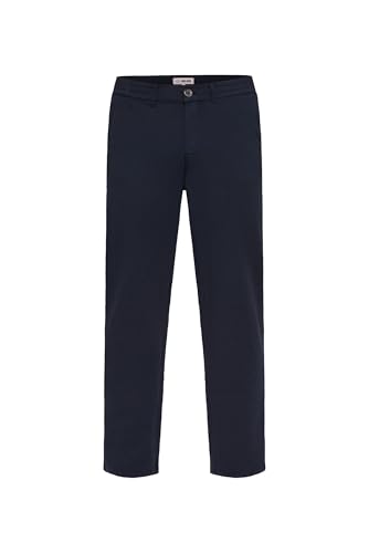 Camp David Herren Chinohose mit Jogger-Details Blue Navy im Sale