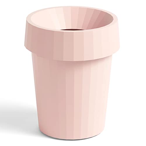 HAY Shade Bin Papierkorb Recycelbares Polypropylen Hellrosa 14L, Maße: 30cm x 36,5cm, 507822 im Sale