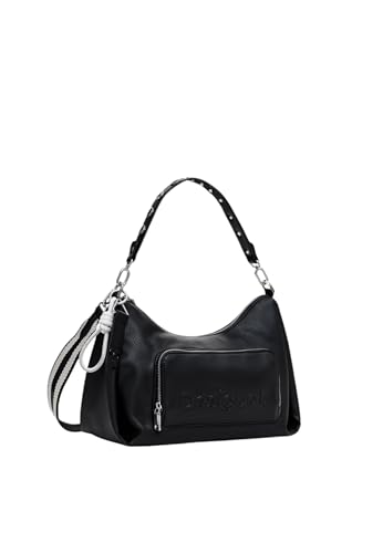 Desigual Women's Accessories PU Hand Bag, Black im Sale
