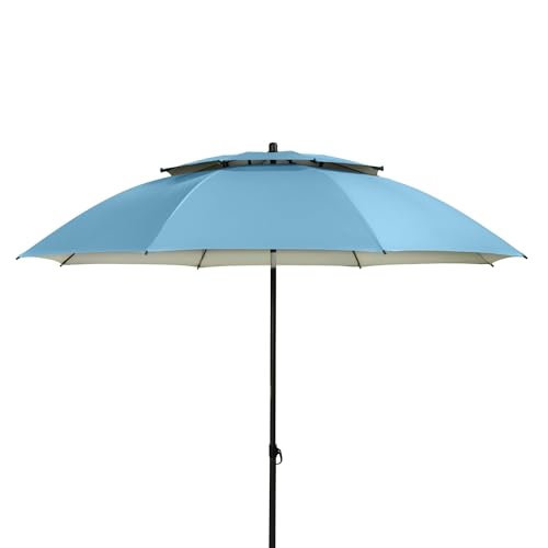 Doppler derby Windprofi 200cm in red | Parasol for the beach, balcony, and terrace | Height-adjustable parasol | With UV protection | Foldable parasol | For the beach and outdoor pool | Beach umbrella on sale