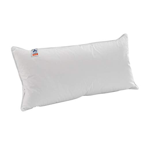 Irisette Federkissen Lola aus 100% Baumwolle mit Biese, 70% Federn / 30% Daunen (medium), 40 x 80 cm, weiß im Sale
