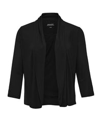 Thumbnail for OPUS Damen Langarmshirt | Shirtjacke Sandrine Soft Regular aus ECOVERO™ Viskose Black, 38 im Sale
