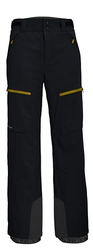 killtec men's ski pants/functional pants with edge protection and snow guard KSW 51 MN SKI PNTS, black blue, L, 42003-000 on sale
