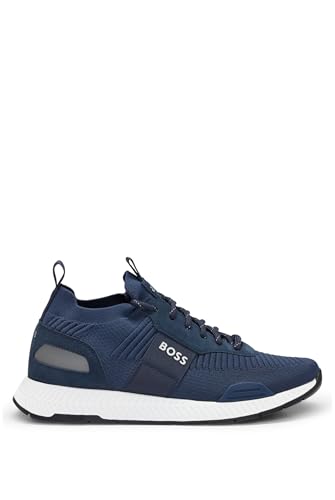 BOSS Men Titanium_Runn_knst_N Sneaker Blue 39 EU on sale