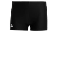 Thumbnail for adidas Herren 3 Stripes Boxer-Badehosen, Black/White, im Sale