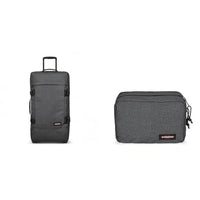 Thumbnail for EASTPAK TRANVERZ Koffer, 172 cm, 168 L, Black Denim (Grau) & Mavis Kulturtasche, 63 cm, 59 L, Black Denim (Grau) im Sale