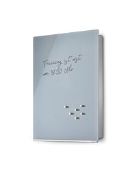 Thumbnail for blomus -VELIO- Schlüsselkasten / Glasmagnettafel in trendigem Grau, hochwertige Verarbeitung, 14 Schlüsselhaken, magnetischer Verschluss, moderne Schlüsselbox (B / H / T: 30 x x 5 cm, Grau, 65368) im Sale