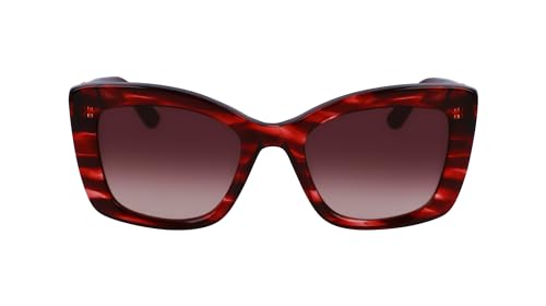 KARL LAGERFELD Girl's Kl6139s Sunglasses, Striped Red, 6 1/2 im Sale