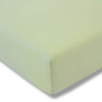 Thumbnail for ESTELLA fitted sheet, twisted jersey | May green | 200x200 cm | suitable for mattresses 180-200 cm (width) x 200-220 cm (length) | tumble-dry and non-iron | 100% cotton | 97% cotton, 3% elastane on sale