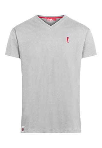 derbe Hamburg M-04-TSFL Basic KIPPES Herren T-Shirt V-Neck, im Sale