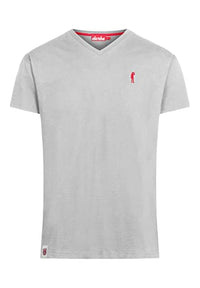 Thumbnail for derbe Hamburg M-04-TSFL Basic KIPPES Herren T-Shirt V-Neck, im Sale
