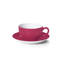 Thumbnail for Dibbern SPECIAL OFFER Solid Color - Coffee cup 0.25 l with saucer - raspberry - NEW in Sale