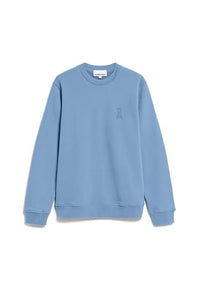 Thumbnail for ARMEDANGELS Herren Sweatshirt Regular Fit aus Bio-Baumwoll Mix BAARO Nestling Regular Fit Vintage Blue im Sale