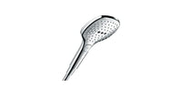 Thumbnail for hansgrohe Raindance Select E - Duschkopf, Handbrause mit 3 Strahlarten, eckige Duschbrause (120 x 120 mm), Brausekopf mit Antikalk-Funktion, Chrom, 26520000 im Sale