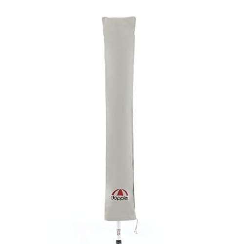 Doppler Parasol Protective Cover Expert - For garden parasols up to 350 cm - With rod - For comfortable operation - Weatherproof - Grey on sale