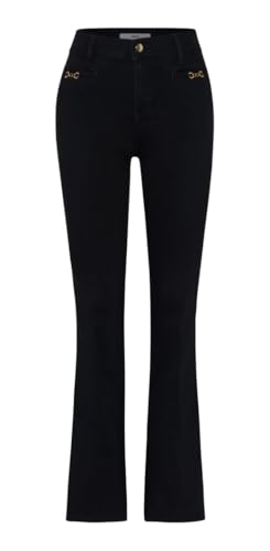 Brax Damen Style Shakira Cosy Denim Jeans, CLEAN Black Black, 32 W/34 im Sale