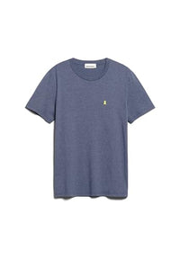 Thumbnail for ARMEDANGELS Herren T-Shirt aus Tencel™ Lyocell Mix JAAMES Classic Regular Fit Used Navy im Sale