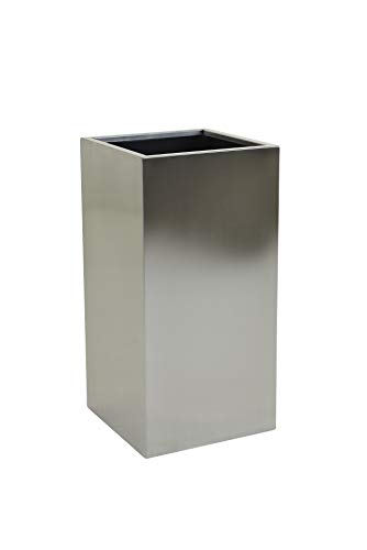 VIVANNO planter flower pot planter planter stainless steel block - 60 x 30 x 30 cm on sale