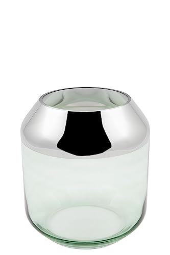 Fink Teelichthalter, Glas, grün, 19cm im Sale