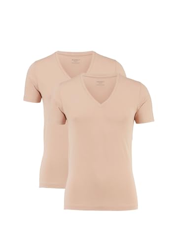 Marvelis men's crew neck t-shirt body fit, jersey, caramel 24, on sale