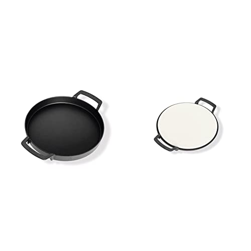 Enders SWITCH GRID Pfanne, aus Gusseisen, #7792 &  SWITCH GRID Pizzastein, Halter aus Gusseisen, Gasgrill mit Rost-in-Rost System, #7790 im Sale