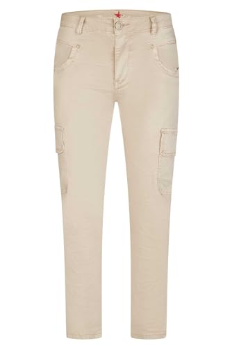 Buena Vista cargo pants Anna C Straight 7/8 in beige, on sale