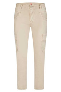 Thumbnail for Buena Vista cargo pants Anna C Straight 7/8 in beige, on sale