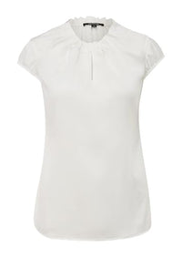 Thumbnail for comma satin blouse with gathers on sale
