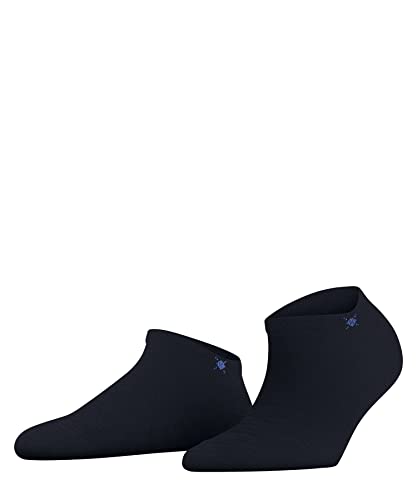 Burlington Damen Sneakersocken Soho Vibes W Sn Baumwolle kurz einfarbig 1 Paar, Blau Marine 6120, 36-41 im Sale
