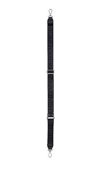 Thumbnail for Aigner Logo Shoulder Strap, Black/Silver on Sale