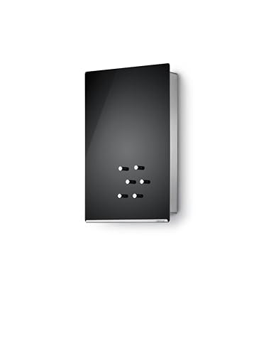 blomus key box -VELIO- key board, key holder, key box for 7 key rings, black, 20x30x5 cm, incl. 6 magnets (65371) on sale