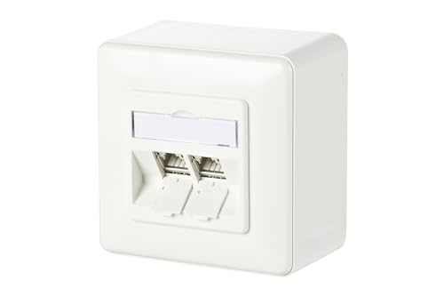 METZ CONNECT C6Amodul 2 Port 180°M AP reinweiß im Sale