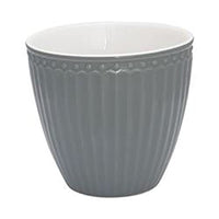 Thumbnail for GreenGate STWMLAAALI8206 Alice Mini Latte Cup stone grey Ø 7 cm (1 piece) on sale