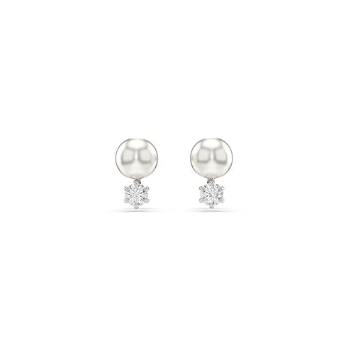 Swarovski, Matrix Stud Earrings, White, One Size on Sale