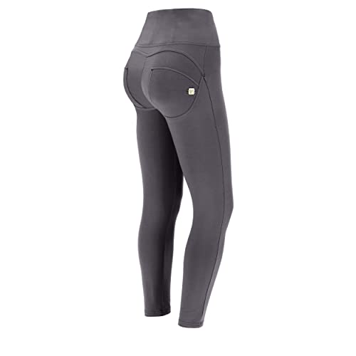 WR.UP FREDDY Jeggings Push Up Superskinny, high waist with zip, smoke grey, on sale