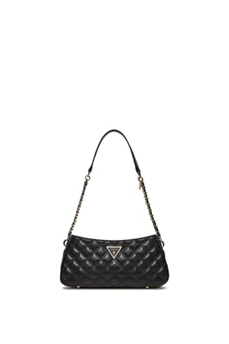 GUESS Giully Top Zip Shoulder Bag Black im Sale