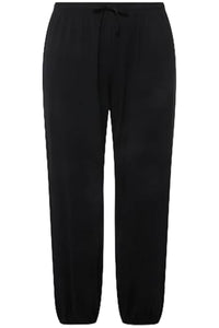 Thumbnail for Ulla Popken Damen Pyjama-Hose, Modalmix, gerades Bein, Elastikbund, schwarz, 54/56 im Sale